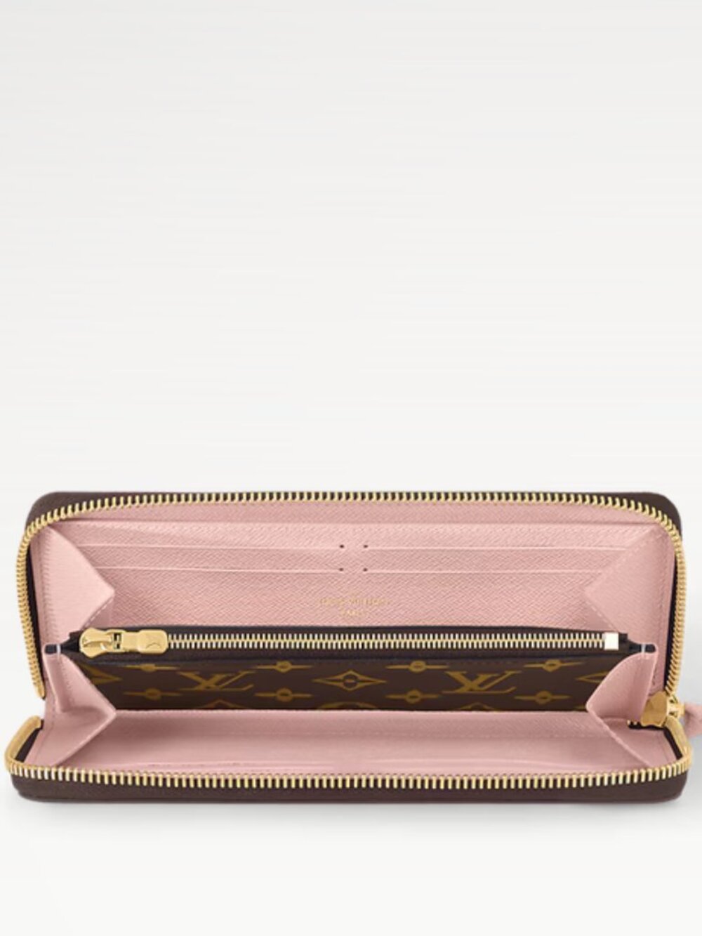 Louis Vuitton Monogram Canvas Clemence Wallet in Pink